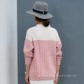 Ladies Fashion Long Style Pullover Sweater